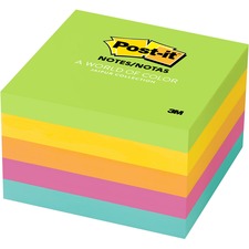 MMM6545UC - Post-it Notes, 3 in x 3 in, Jaipur Color Collection