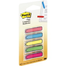 MMM684ARR2 - Post-it Arrow Flags, Assorted Bright Colors, 1/2 in. Wide, On-the-Go Dispenser