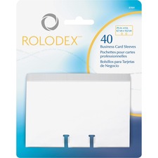 ROL67691 - Rolodex Business Card File Refill Sleeves