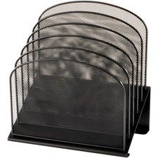 SAF3257BL - Safco Onyx Wire Mesh Desktop Organizer