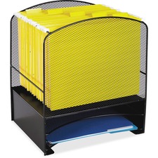 SAF3260BL - Safco Mesh Hanging File and Letter Tray Rack