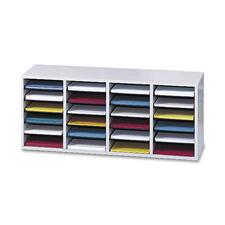 SAF9423GR - Safco Adjustable Shelves Literature Organizers
