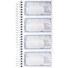 SPR02301 - Sparco 4CPP Carbonless Telephone Message Book