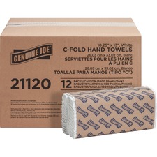 GJO21120 - Genuine Joe C-Fold Paper Towels