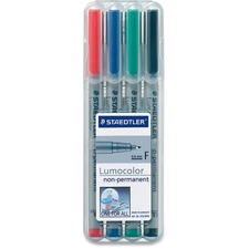 STD316WP4 - Staedtler Lumocolour Fine Point Marker Pens