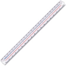 STD9871834BK - Staedtler 12" Triangular Engineer Scale