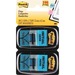 MMM680IH2 - Post-it Message Flags ""Initial Here"", Bright Blue, 1 in. Wide