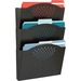 SAF3172BL - Safco Triple Letter-Size Steel Wall Pockets