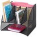 SAF3261BL - Safco Onyx Mesh Corner Organizer
