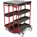 RUB9T5700BLA - Rubbermaid Commercial Mobile Ladder Cart