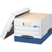 FEL07243 - Bankers Box R-Kive&reg; - Letter/Legal, White/Blue