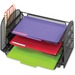 SAF3265BL - Safco Onyx 1 Upright/3 Tray Mesh Desk Organizer