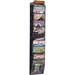 SAF5579BL - Safco 10-pocket Onyx Mesh Literature Rack