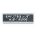 USS4782 - U.S. Stamp & Sign Employees Must Wash Hands Sign
