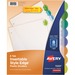AVE11201 - Avery&reg; Insertable Style Edge(TM) Plastic Dividers, 8 Multicolor Tabs, 1 Set (11201)