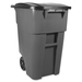 RUB9W2700GRAY - Rubbermaid Commercial Brute Rollout Container with Lid