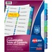 AVE11320 - Avery&reg; Customizable Table of Contents Double-Column Dividers, Ready Index(R) Printable Section Titles, Preprinted 1-16 Multicolor Tabs, 1 Set (11320)