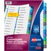 AVE11321 - Avery&reg; Ready Index(R) 24-Tab Double Column Dividers, Printable Table of Contents, Multicolor Tabs, 1 Set (11321)