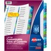 AVE11322 - Avery&reg; Customizable Table of Contents Double-Column Dividers, Ready Index(R) Printable Section Titles, Preprinted 1-32 Multicolor Tabs, 1 Set (11322)