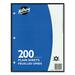 HLR05225 - Hilroy Unruled Filler Paper