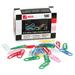 ACC72523 - Acco Vinyl Coated Colour Paper Clip - #4, Jumbo