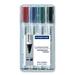STD351BWP4 - Staedtler Chisel Point Whiteboard Markers