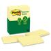 MMM655RPYEL - 3M Plain Recycled Notes