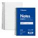 BLIAT35B - Blueline White Paper Wirebound Steno Pad