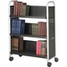 SAF5336BL - Safco Scoot Single Sided Book Cart