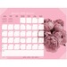 BLIC1831BPNK - Blueline Pink Ribbon Collection Desk Pad Calendar