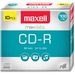 MAX648210 - Maxell CD Recordable Media - CD-R - 40x - 700 MB - 10 Pack Slim Jewel Case