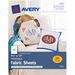AVE03384 - Avery&reg; Printable Fabric, 8-1/2" x 11", Inkjet Printers, 5 Sheets (3384)