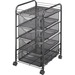 SAF5214BL - Safco Onyx Double Mesh Mobile File Cart