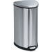 SAF9687SS - Safco Hands-free Step-on Stainless Receptacle