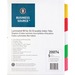 BSN20074 - Business Source Laminated Write-On Tab Indexes