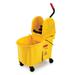 RUB757788YEL - Rubbermaid WaveBrake Down Press Combo Mop Bucket