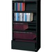LLR43513 - Lorell Receding Lateral File with Roll Out Shelves