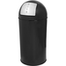 GJO58887 - Genuine Joe Push Open Round Top Receptacle