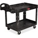 RUB452088BLA - Rubbermaid Heavy-duty Two-tiered Utility Cart