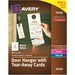 AVE16150 - Avery&reg; Door Hanger with Tear-Away Cards, Uncoated, Matte, Two-Sided Printing, 4-1/4" x 11", 80 Cards (16150)