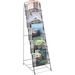 SAF6461BL - Safco Black Onyx Mesh Literature Floor Rack