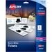 AVE16154 - Avery&reg; Blank Printable Tickets, Tear-Away Stubs, Perforated Raffle Tickets, 1-3/4" x 5-1/2", 200 Tickets (16154)