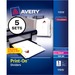 AVE11515 - Avery&reg; Customizable Print-On(TM) Dividers, 5 Tabs, 5 Sets (11515)