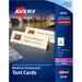 AVE5914 - Avery&reg; Medium Tent Cards, Embossed Ivory, Uncoated, Two-Sided Printing, 2-1/2" x 8-1/2", 100 Cards (5914)