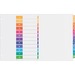 AVE11149 - Avery&reg; Customizable Table of Contents 11" x 17" Dividers, Ready Index(R) Printable Section Titles, Preprinted 1-12 Multicolor Tabs, 1 Set (11149)