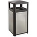 SAF9932BL - Safco Evos Series 15-gal Steel Waste Receptacle