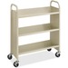 SAF5358SA - Safco Steel 3-Shelf Single-Sided Book Carts