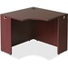 LLR69872 - Lorell Essentials Series Mahogany Corner Desk