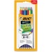 BICPGEP81BLK - BIC Extra Fun HB Pencils