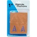 USS101 - U.S. Stamp & Sign Brown Paper Letters/Numbers Stencils